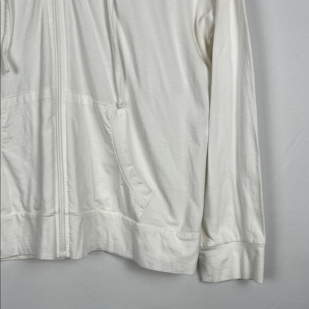 Sofra Women's White Zip-Up Hoodie - Picture 6 of 12